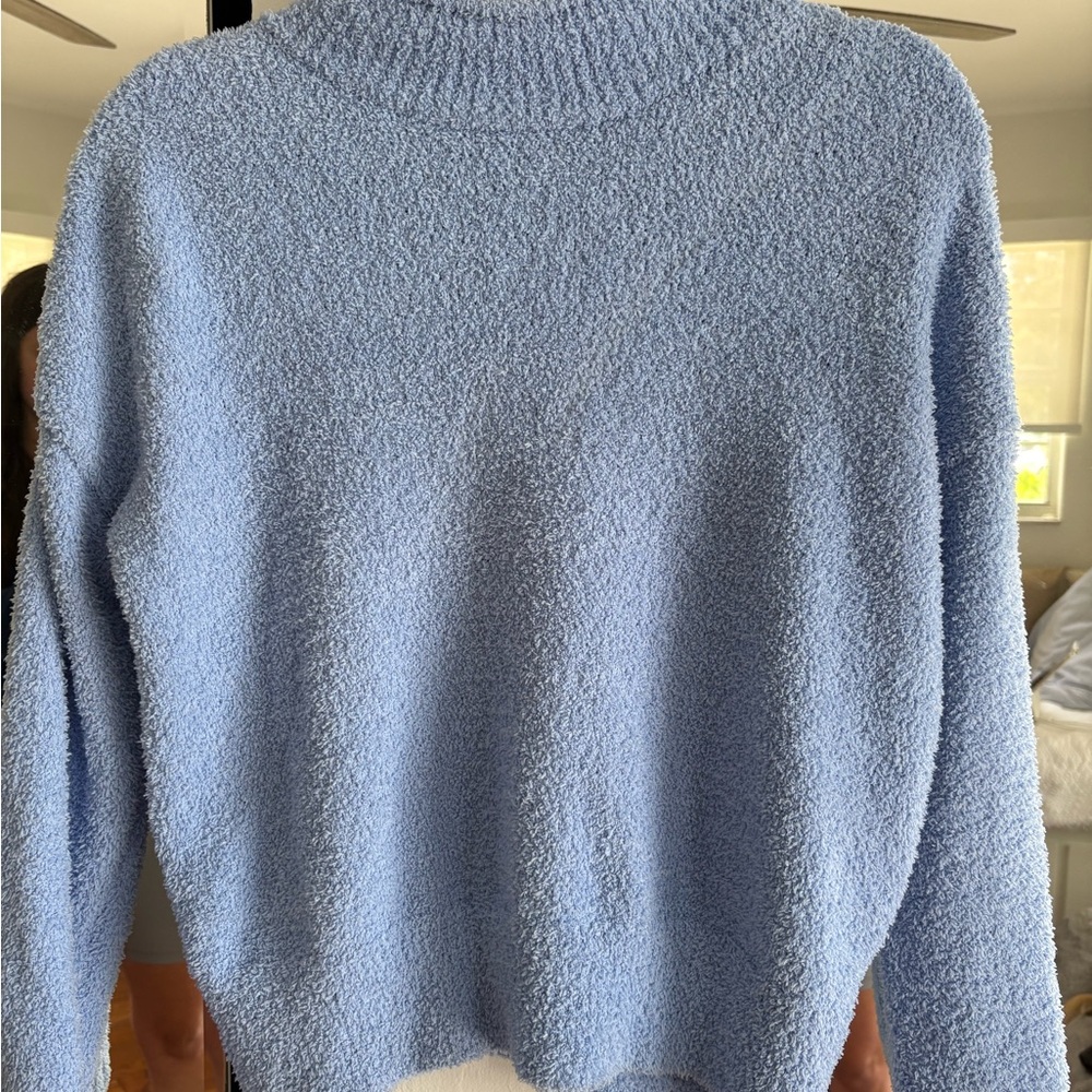 Sincerely Jules Soft Blue Crew Neck Sweater